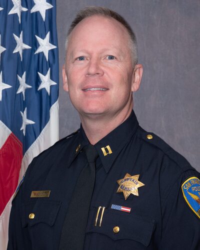 Image of Police Captain, Gerald Newbeck.